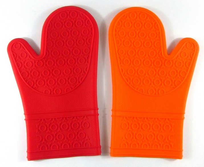 Popular Long Silicone Insulation Glove for BBQ Grill Sg07