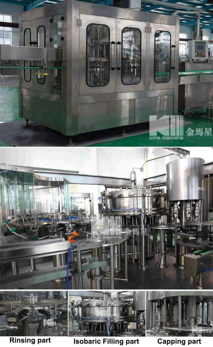 Automatic Carbonated Juice Filling Machine Line