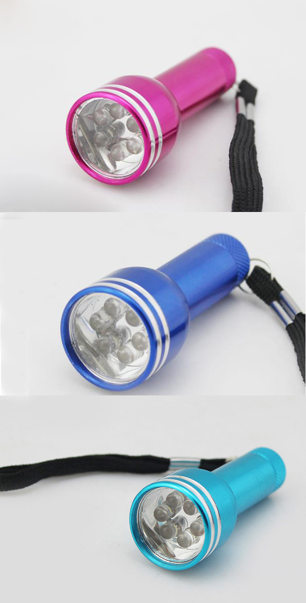 Mini 6LED Flashlight Girl Flashlight Camping LED Flashlight