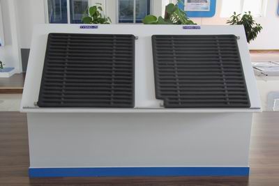 New Patent Ceramic Material Built in Solar Collector for Heating System