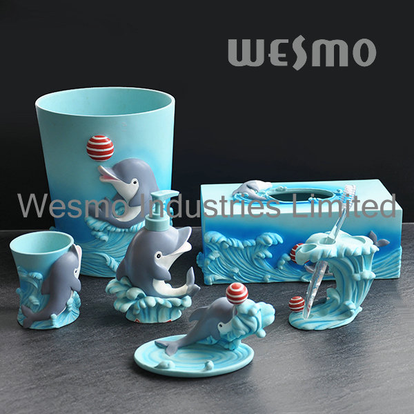 Kids Style Polyresin Bathroom Set (WBP0888A)