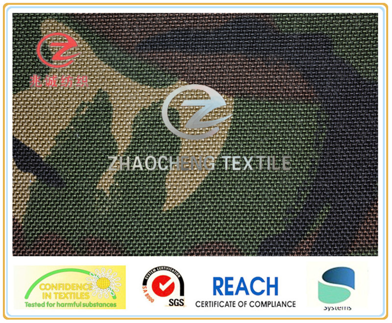 1000d Nylon Cordura England Style Printing and PU Coated (ZCBP246)