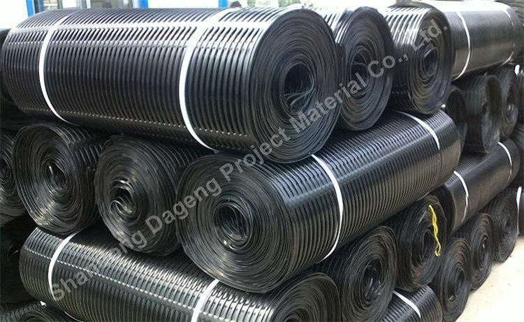 Plastic HDPE Material Unxial Geogrid