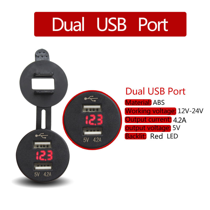 Dual USB Socket Flush Mount