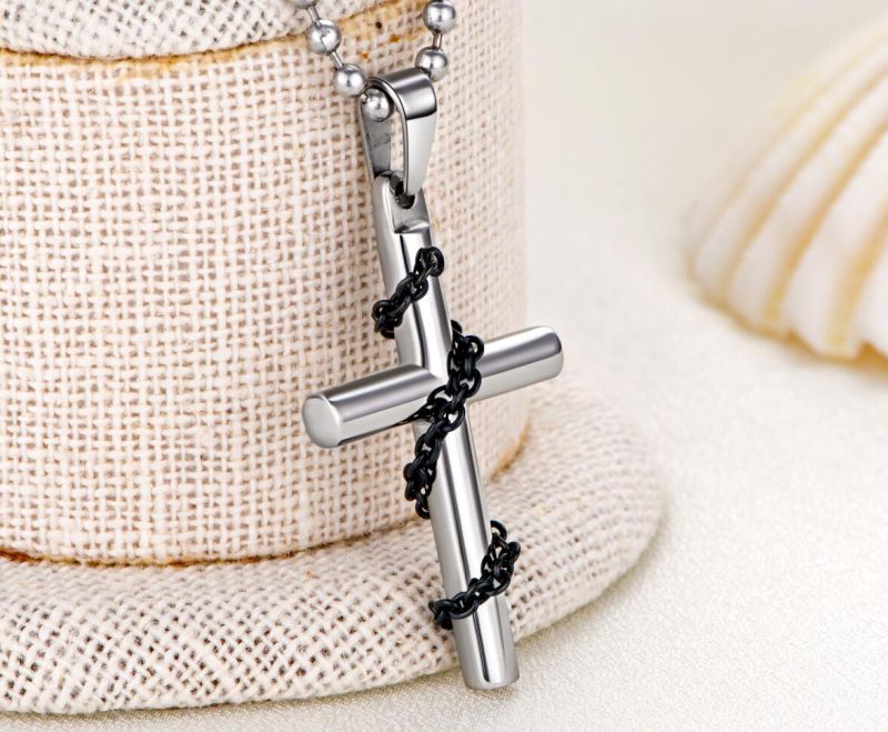 Hdx Stainless Steel Jewelry Diamond Cross Pendant