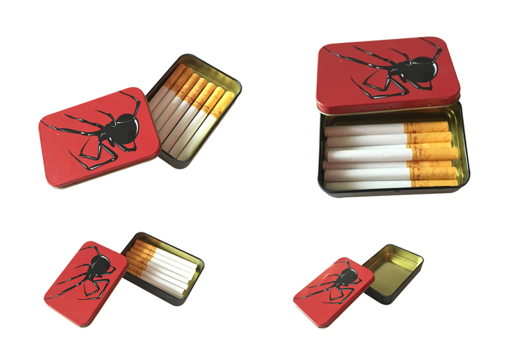 Factory Directly Metal Cigarette Case with Custom Printing