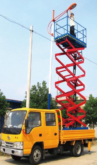 ISO9001 Adjustable Car-Carrying Aerial Work Platform with Best Price