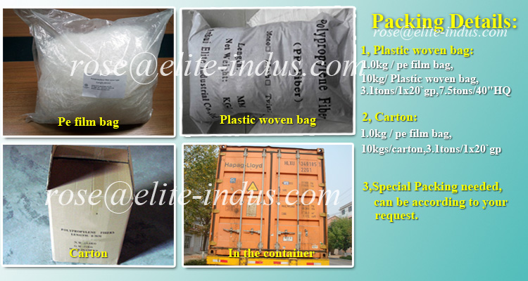 Plastic Waved PP Fiber for Construction