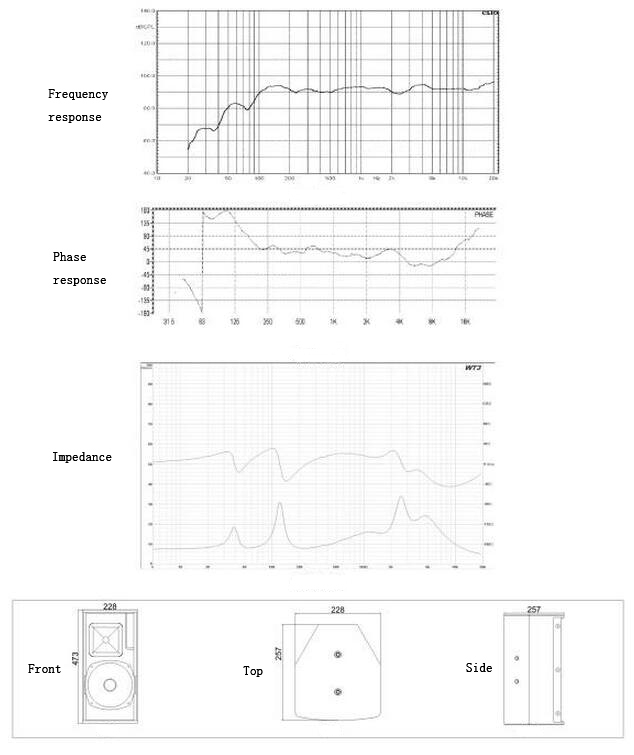 Zsound C8 Excellent PA Vocal Performance Loudspeaker Audio System