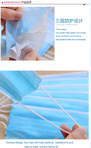 Non-Woven Face Mask Tie-on Type