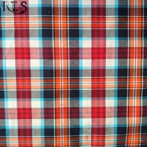 Cotton Poplin Woven Yarn Dyed Fabric for Garments Shirts/Dress Rls40-43po