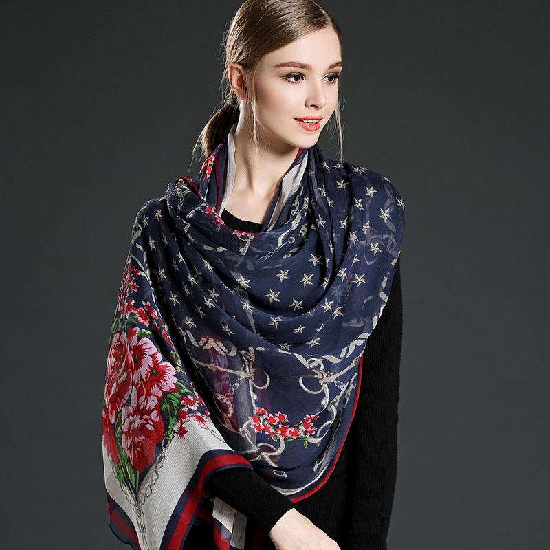 Silk Georgette Scarves for Woman