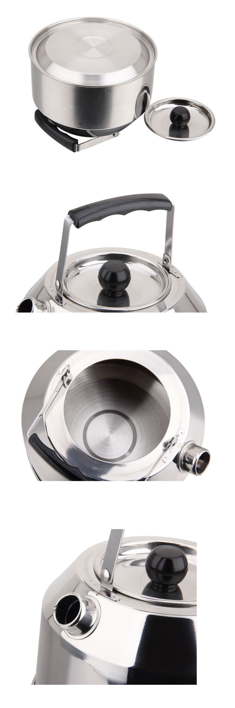 Stainless Steel Outdoor Water Pot & Soup Kettle