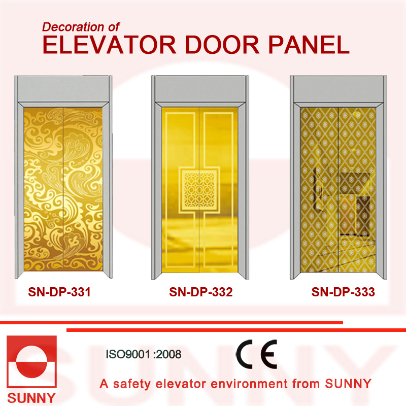 Etching Stainless Steel Door Panel for Elevator Cabin Decoration (SN-DP-328)