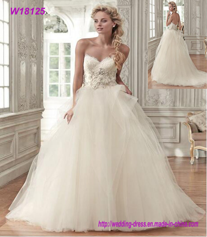 Factory Wholesaler Bridal Wedding Dress Fashion Ladies Elegant Wedding Dresses