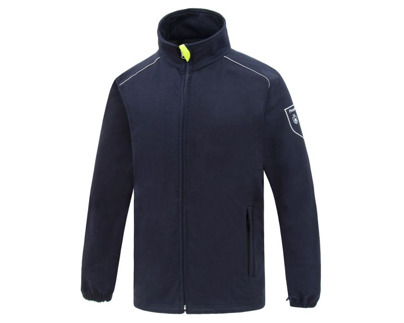 OEM 2016 High Quality in Plain Custom Wholesale Navy Cotton Polar Fleece Jacket