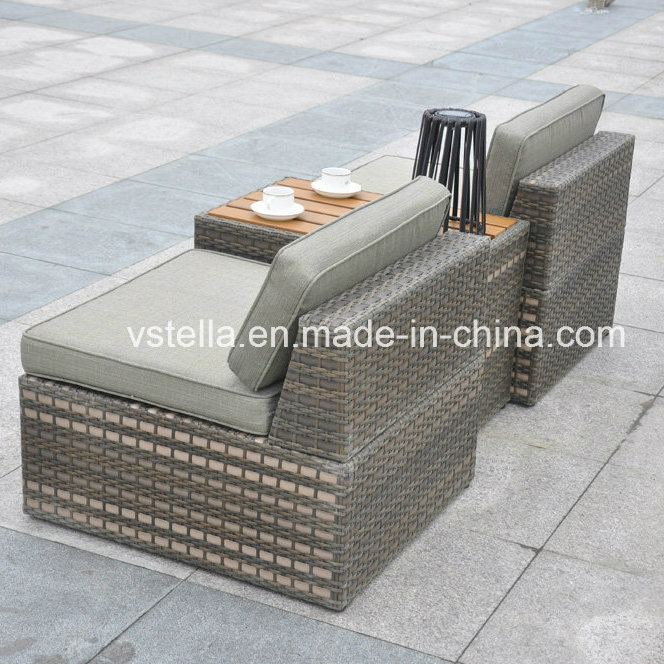 3-Piece Outdoor Stacking Rattan Patio Wicker Set