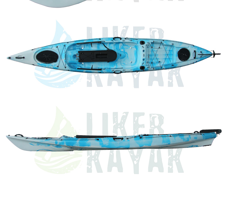 Leisure Kayak LLDPE/HDPE Single Sit on Top Kayak Fishing Kayak