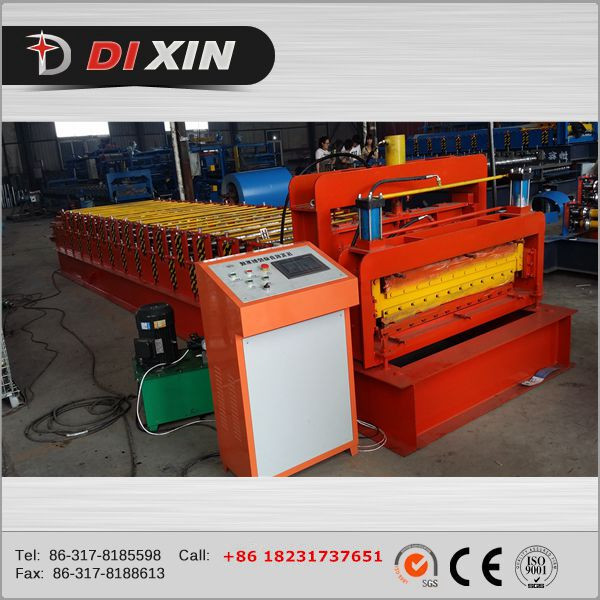 Color Steel Glazed Roof Tile Roll Forming Machine