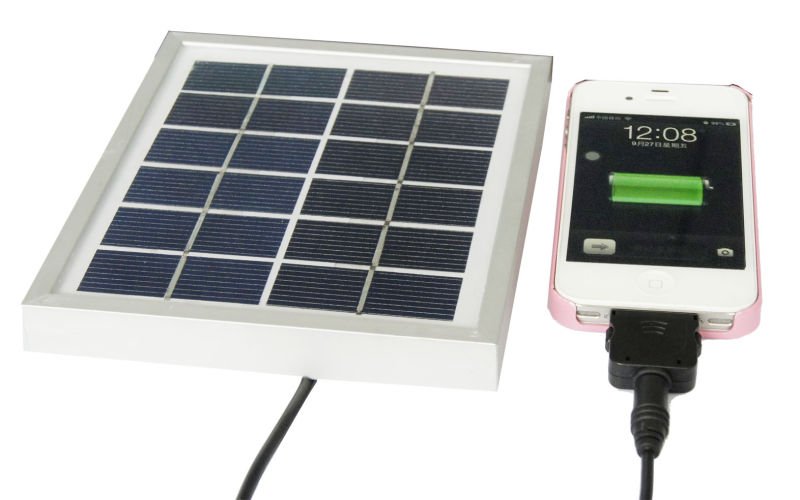 Mini LED Solar Lamp with Charger for Indoor & Outdoor Use