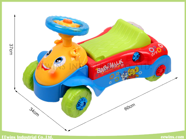 Multifunctional Toys 4 Wheels Ride on Car Educational Toys Baby Walker