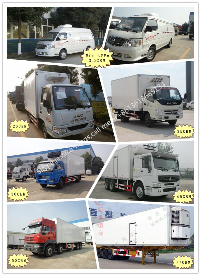 Dongfeng 3 Ton Freezer Refrigerated Truck Frozen Foods