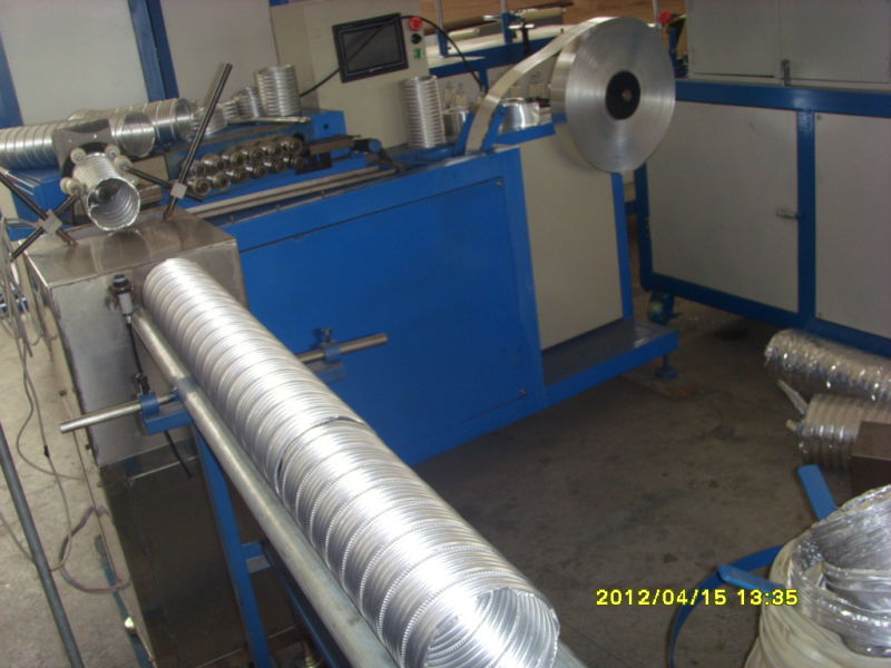 Aluminium Tube, Aluminum Foil Flexible Duct Machine (ATM-300, ATM300A)