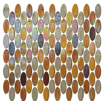 Mixed Color Glass Tile Decoration Mosaic