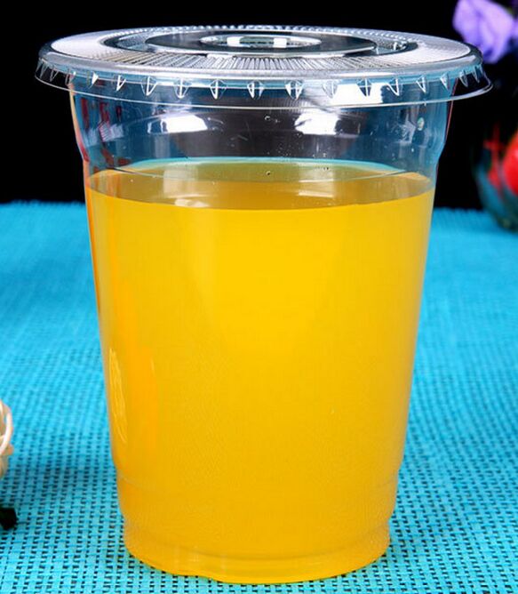 Pet / PP High Quality Disposable Plastic Cups for Juice / Disposable Cup