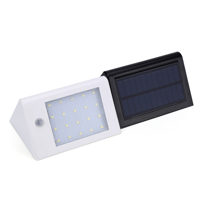 Outdoor Lighting IP65 Waterproof 350lm 20 LED Solar Power PIR Motion Sensor Garden Wall Lamp Security Light