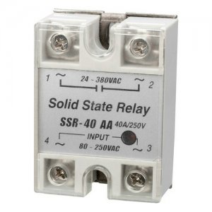 SSR - 25AA Black Color 40A 60A Relay Solid State Relay