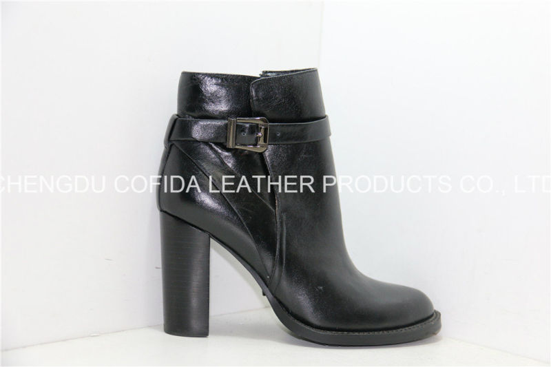 15fw High Heels Women Leather Boots for Sexy Fashion Lady