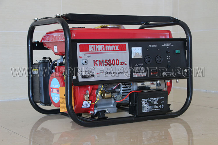 Km5800dxe Electric Start Kingmax Generator for Home Use