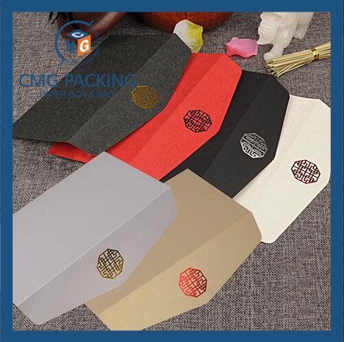 Paper Business Envelope for Gift Packaging with Foiled Logo Wjl-En021