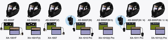 Modern Welding Helmet (AS-3000F) with ANSI