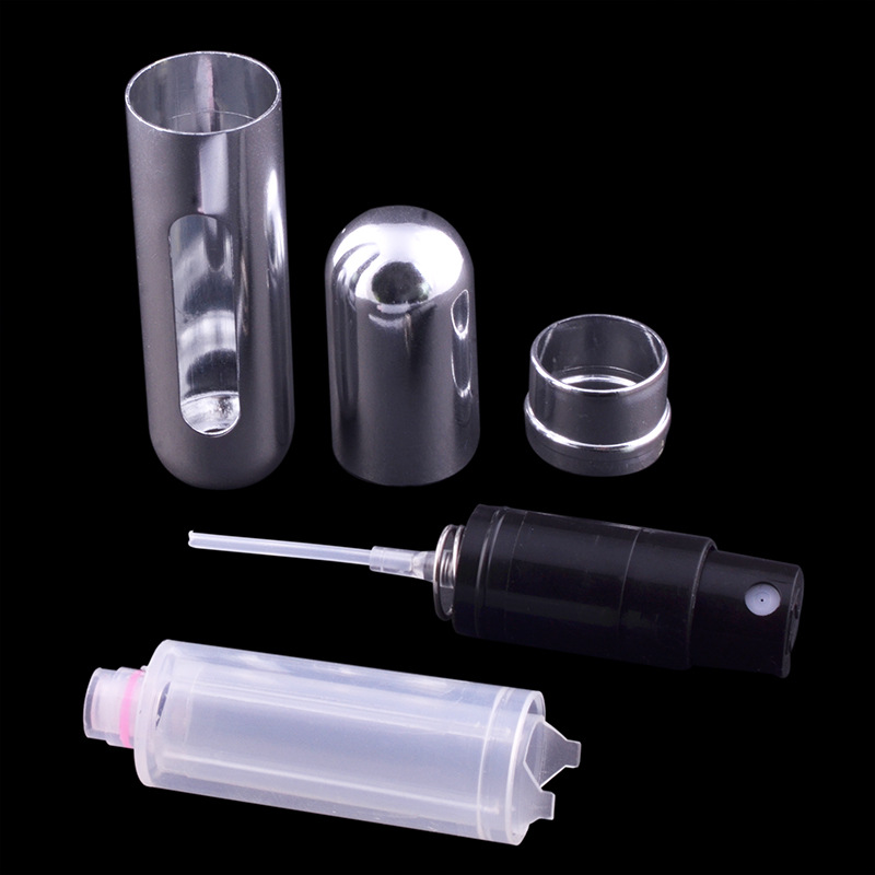 5ml Travel Refillable Aluminum Perfume Atomizer Spray Bottle