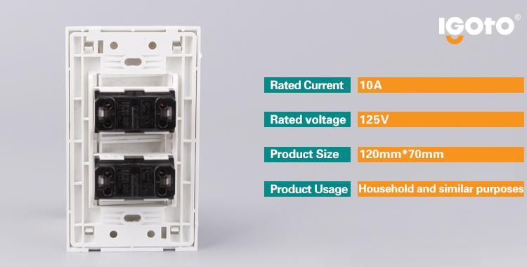 American Standard 2 Gang Switch Double Switches