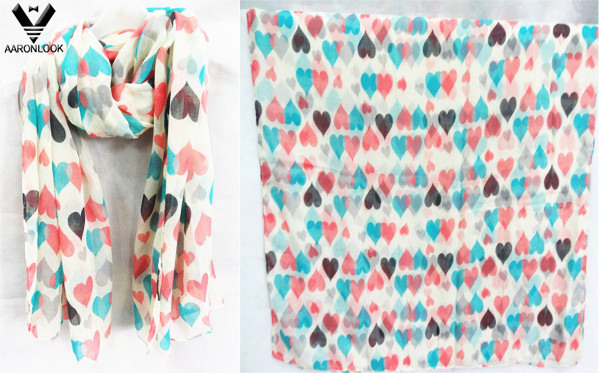 Fashion Cheap Cute Girl Polyester Scarf