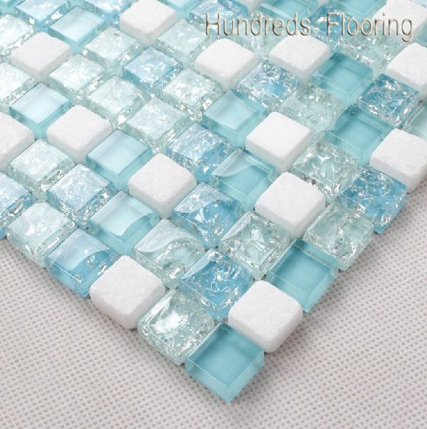 Mosaic Wall Tile, Crystal Glass Mosaic (HGM216)