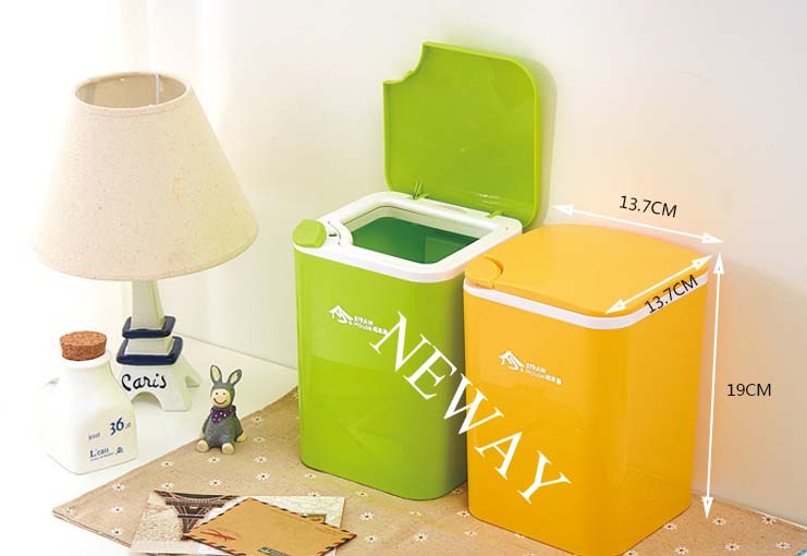 New Design Cheap Colorful Household Dustbin Waste Bin for Rubbish