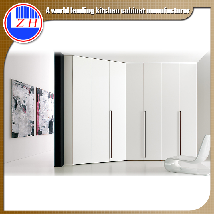 Glossy White Wood Wardrobe for Hotel Furniture (customzied)