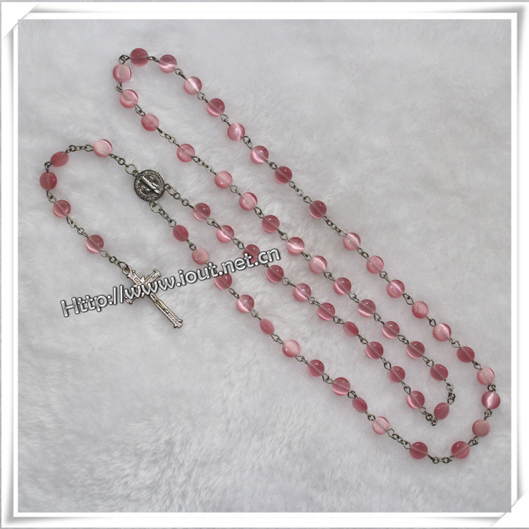 Rose Beads Finger Rosary and Cross Finger Rosary (IO-CE061)