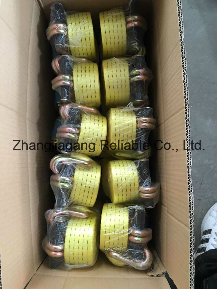 Ratchet Tie Down/Cargo Lashing Strap/Cargo Lashing Belt/Ratchet Strap with Ce ISO