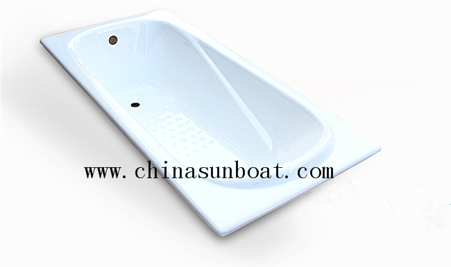 Hot Selling Enamel Comfortable Indoor White Bathtub