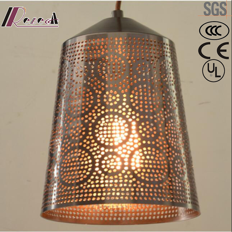 Ancient Metal Individuality Hollow Pendant Light with Dining Room