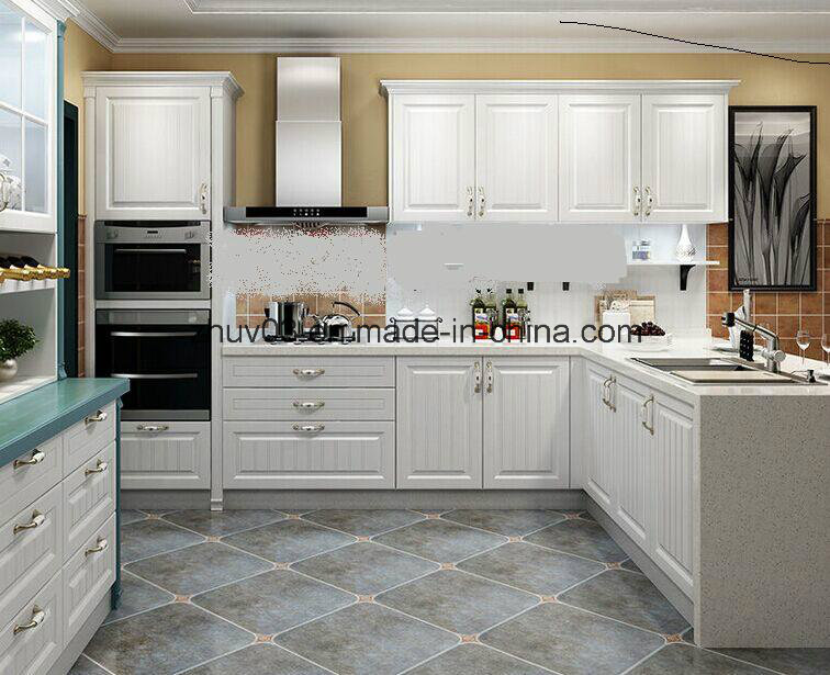 Customized Anti Scartch White Wood Kitchen Cupboard (many colors)