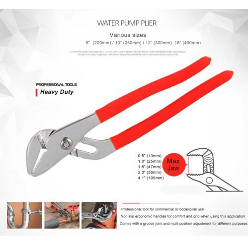 High Quality Carbon Steel Adjustable Water Pump Plier