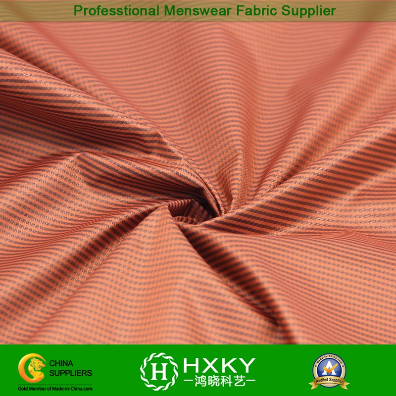 400t Foam Coating with Stripe Nylon Taffeta Fabric for Jacket