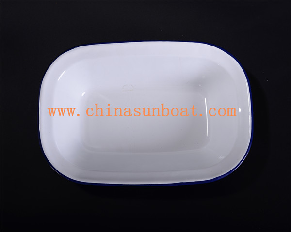 Sunboat Baking Tray Butter Plate Dish Ceramic Square Plate Wholesale