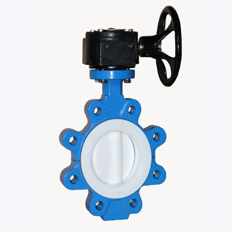 PTFE Full Lined Lug Type Butterfly Valve